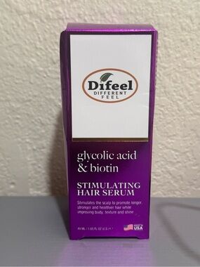 Difeel Elite Glycolic Acid & Biotin Stimulating Hair Serum 1.65 fl oz